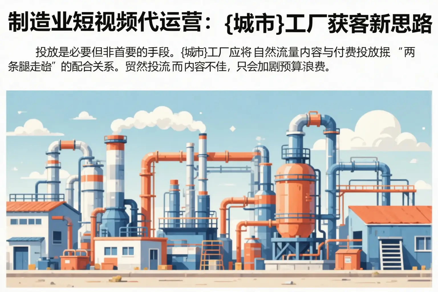 制造业短视频代运营:巩义工厂获客新思路